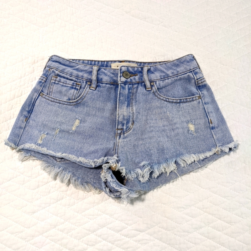 PacSun High Rise Festival Denim Shorts Size 23